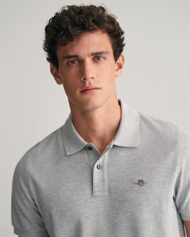  GANT Erkek Gri Regular Fit Polo