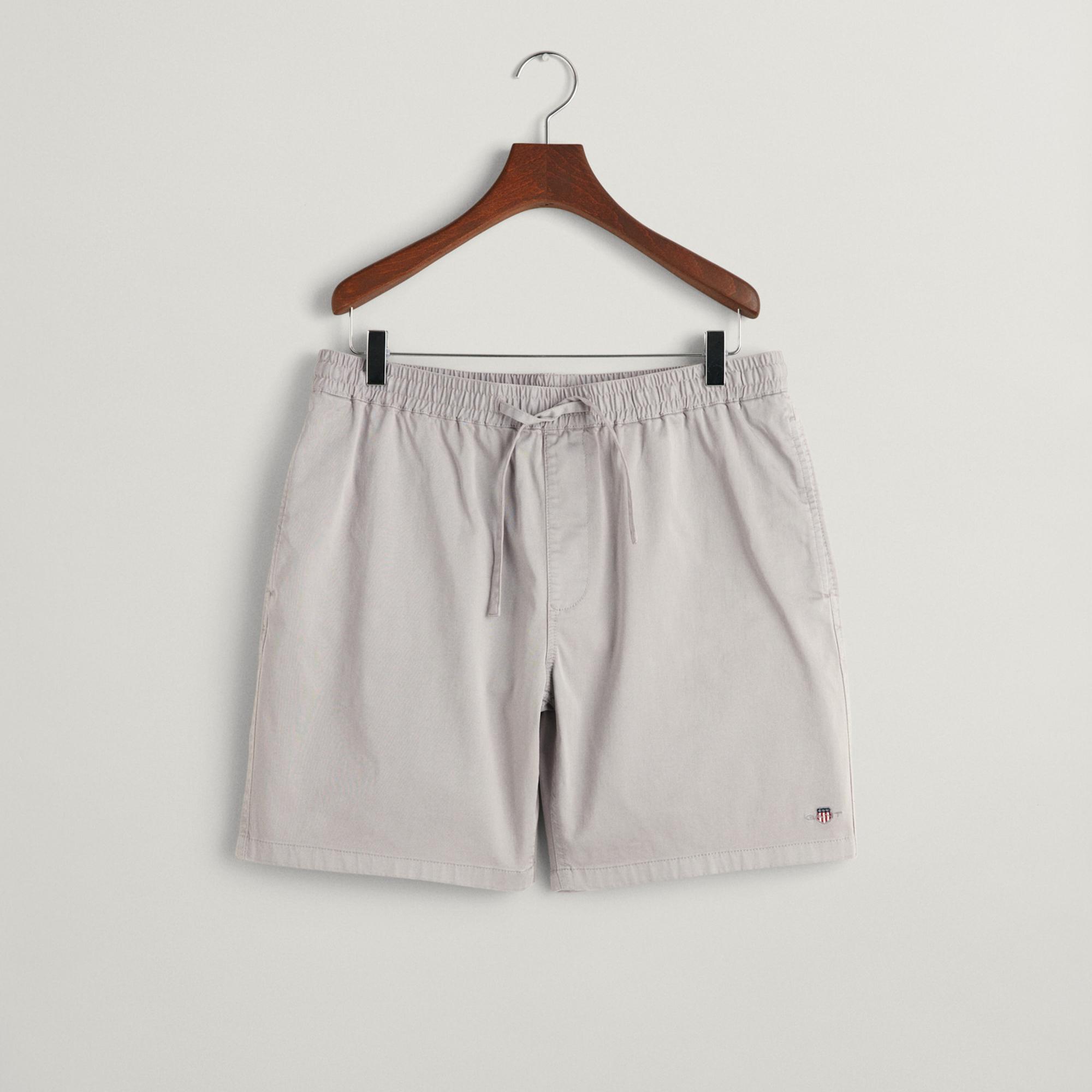 GANT Erkek Gri Regular Fit Şort