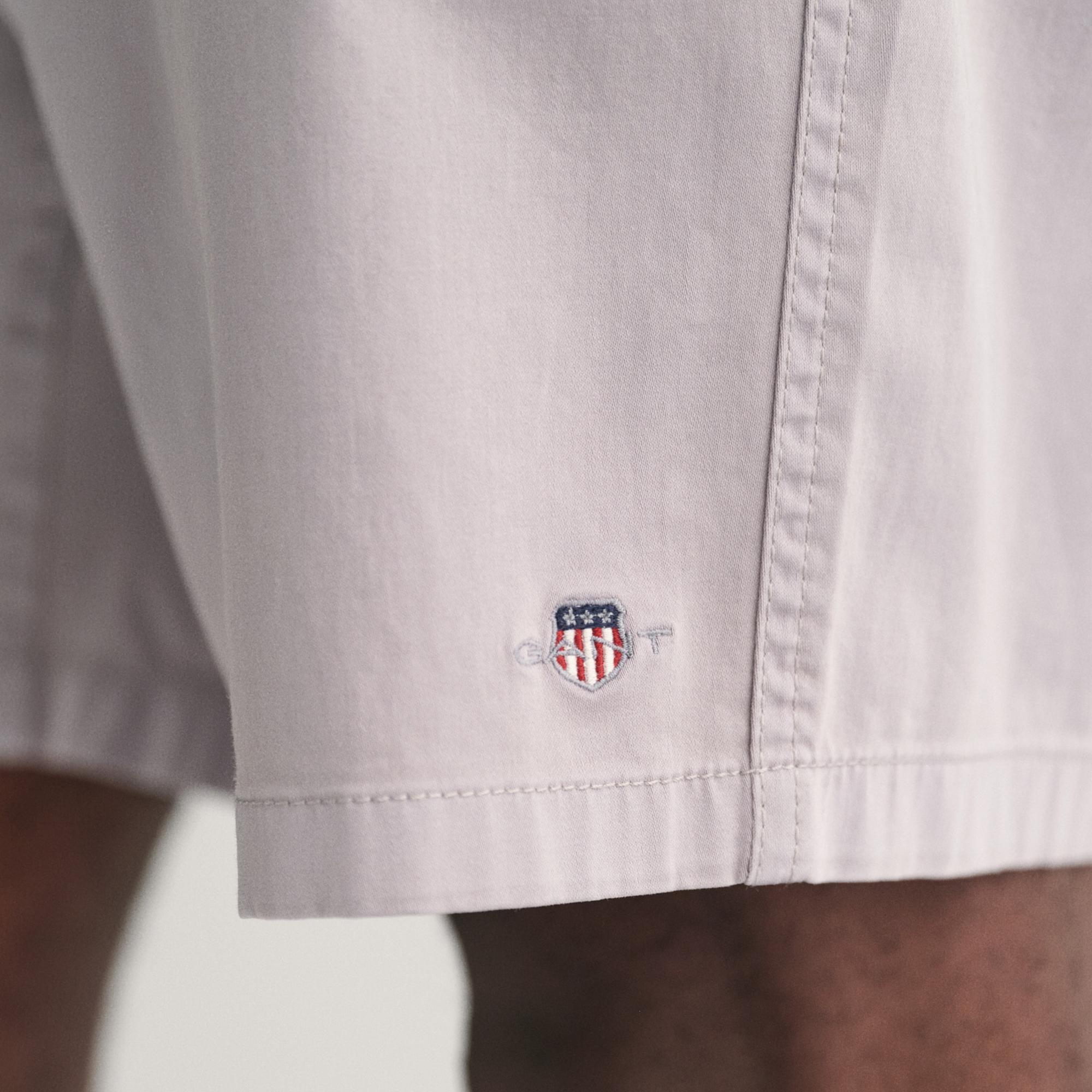 GANT Erkek Gri Regular Fit Şort