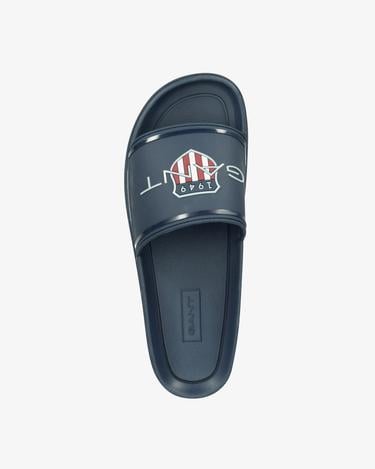  GANT Erkek Lacivert Logolu Terlik