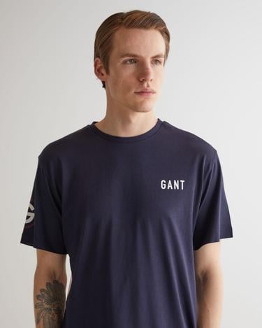  GANT Erkek Lacivert Regular Fit T-Shirt