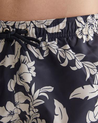  GANT Erkek Lacivert Regular Fit Desenli Mayo Şort