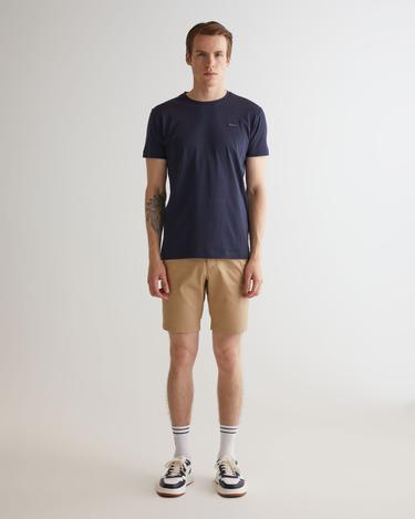  GANT Erkek Lacivert Slim Fit Bisiklet Yaka T-shirt