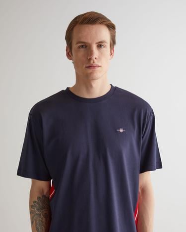  GANT Erkek Lacivert Regular Fit T-Shirt