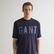 GANT Erkek Lacivert Oversize Fit Bisiklet Yaka Logolu T-shirt