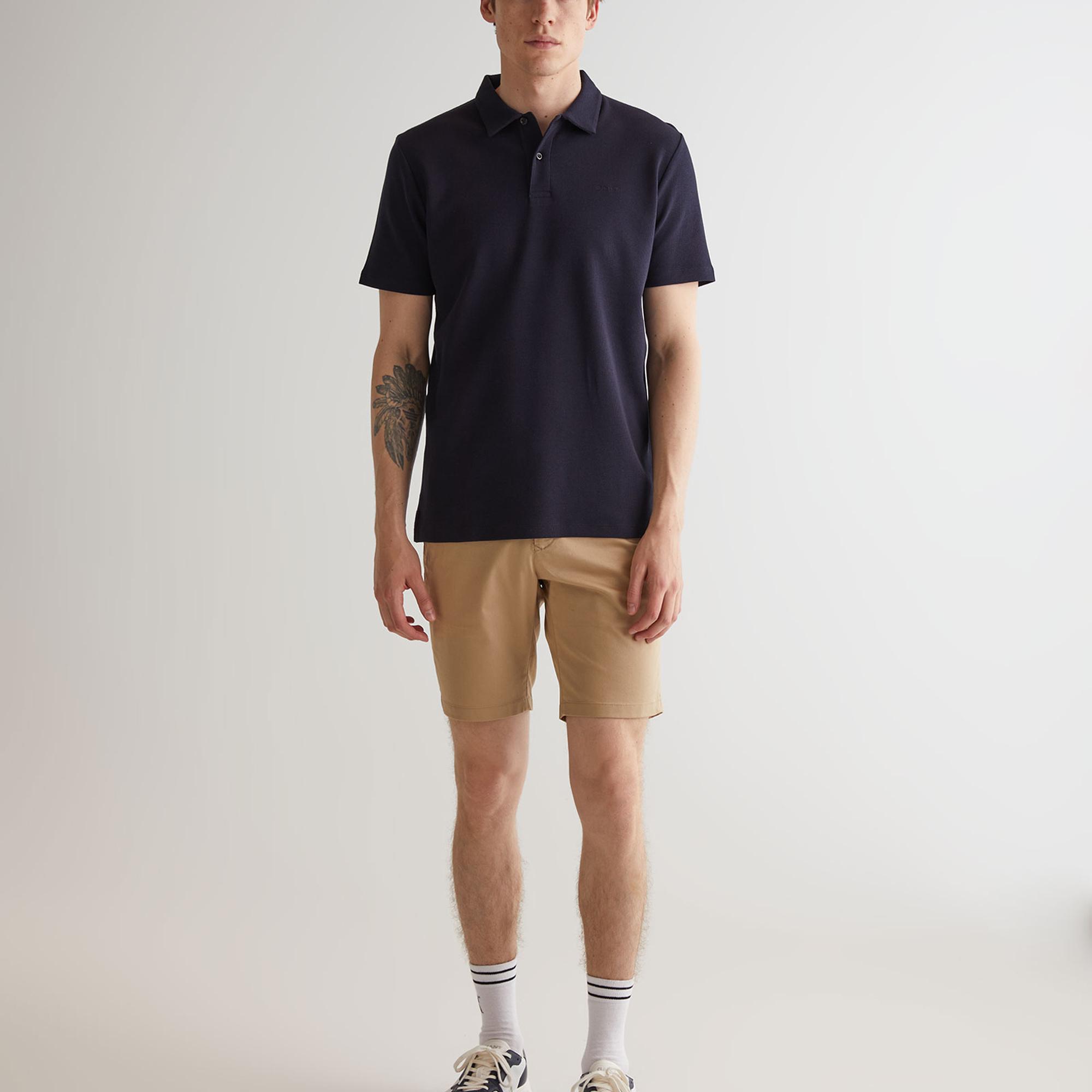 GANT Erkek Bej Slim Fit Şort