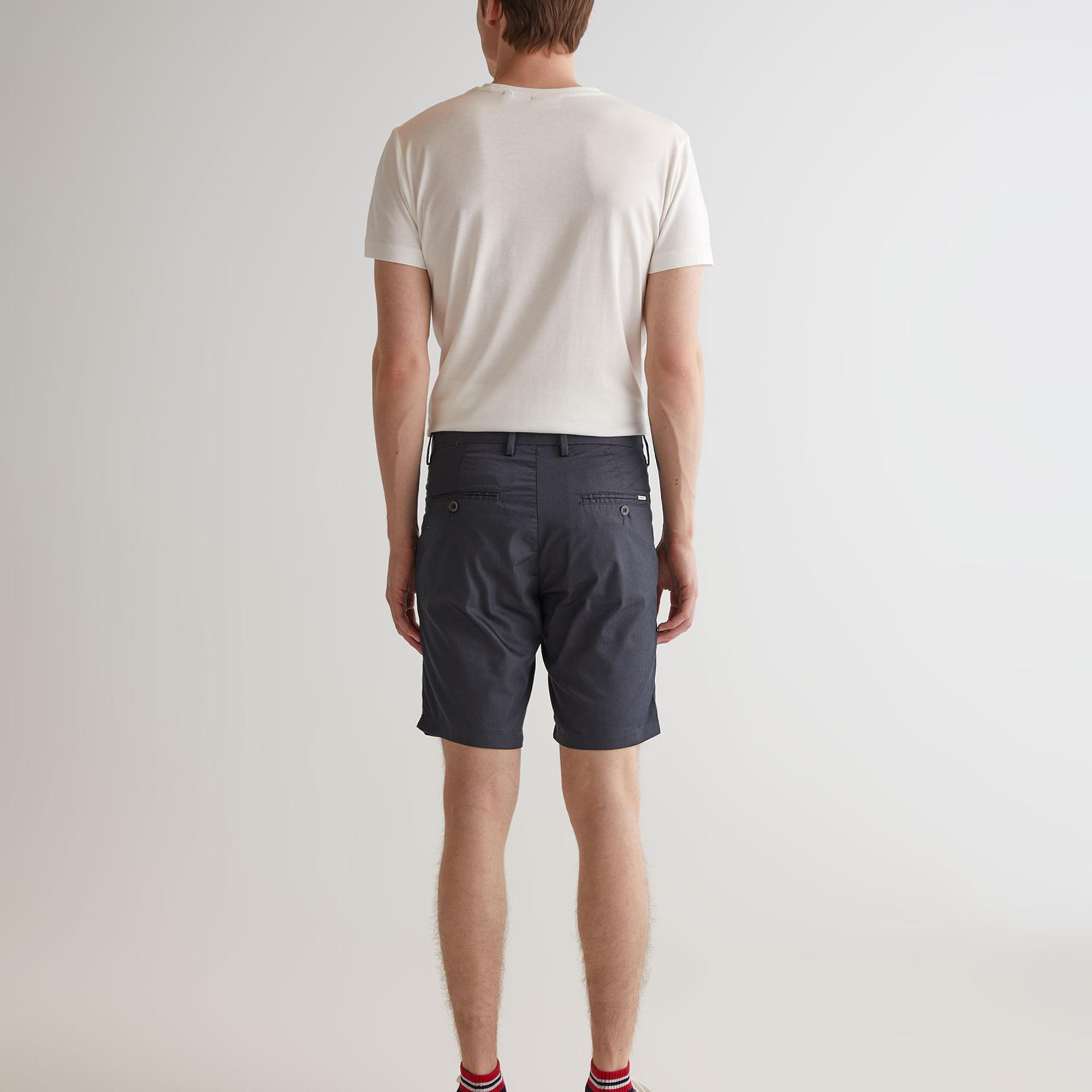 GANT Erkek Gri Slim Fit Şort