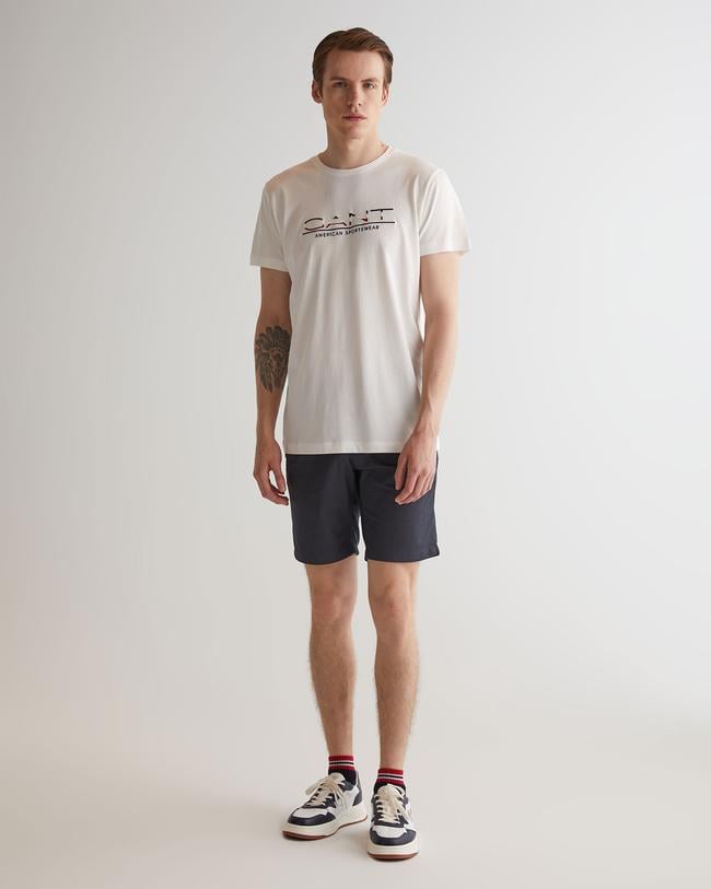 GANT Erkek Gri Slim Fit Şort