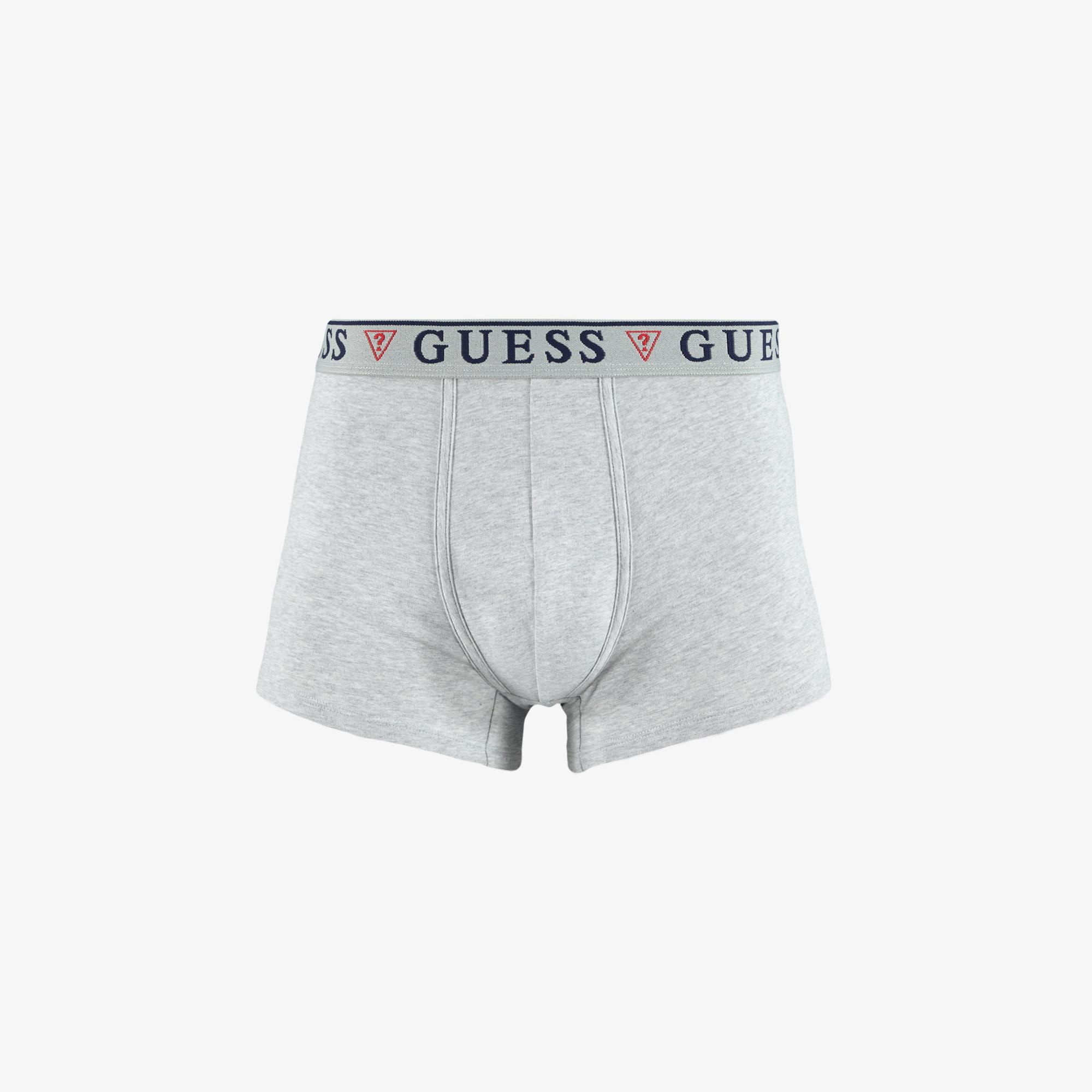 Guess Erkek Beyaz 3'lü Boxer Set