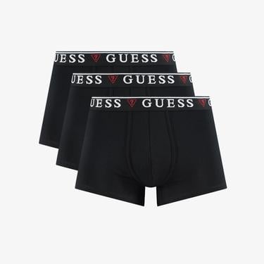  Guess Erkek Siyah 3'Lü Boxer Set