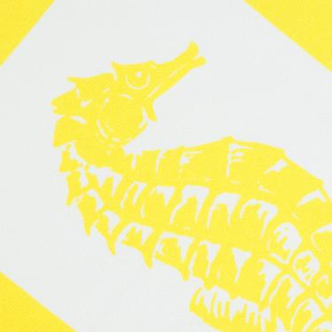  Nautica Unisex Sarı Desenli Havlu