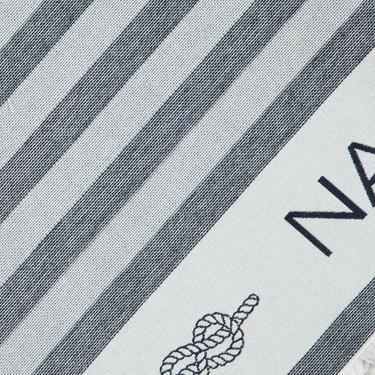  Nautica Unisex Lacivert Çizgili Peştemal