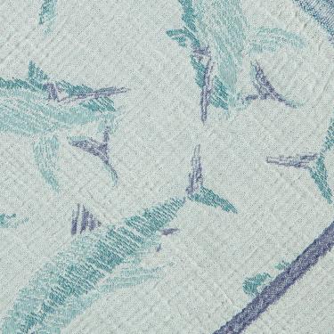  Nautica Unisex Lacivert Desenli Peştemal