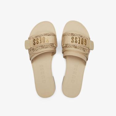  Guess Elyze Kadın Kahverengi Terlik