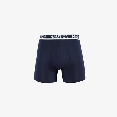  Nautica Erkek Lacivert Desenli 2li Boxer