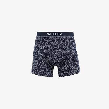  Nautica Erkek Lacivert Standart Fit 3'lü Boxer