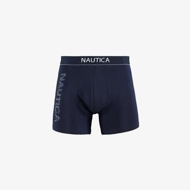  Nautica Erkek Lacivert Standart Fit 3'lü Boxer