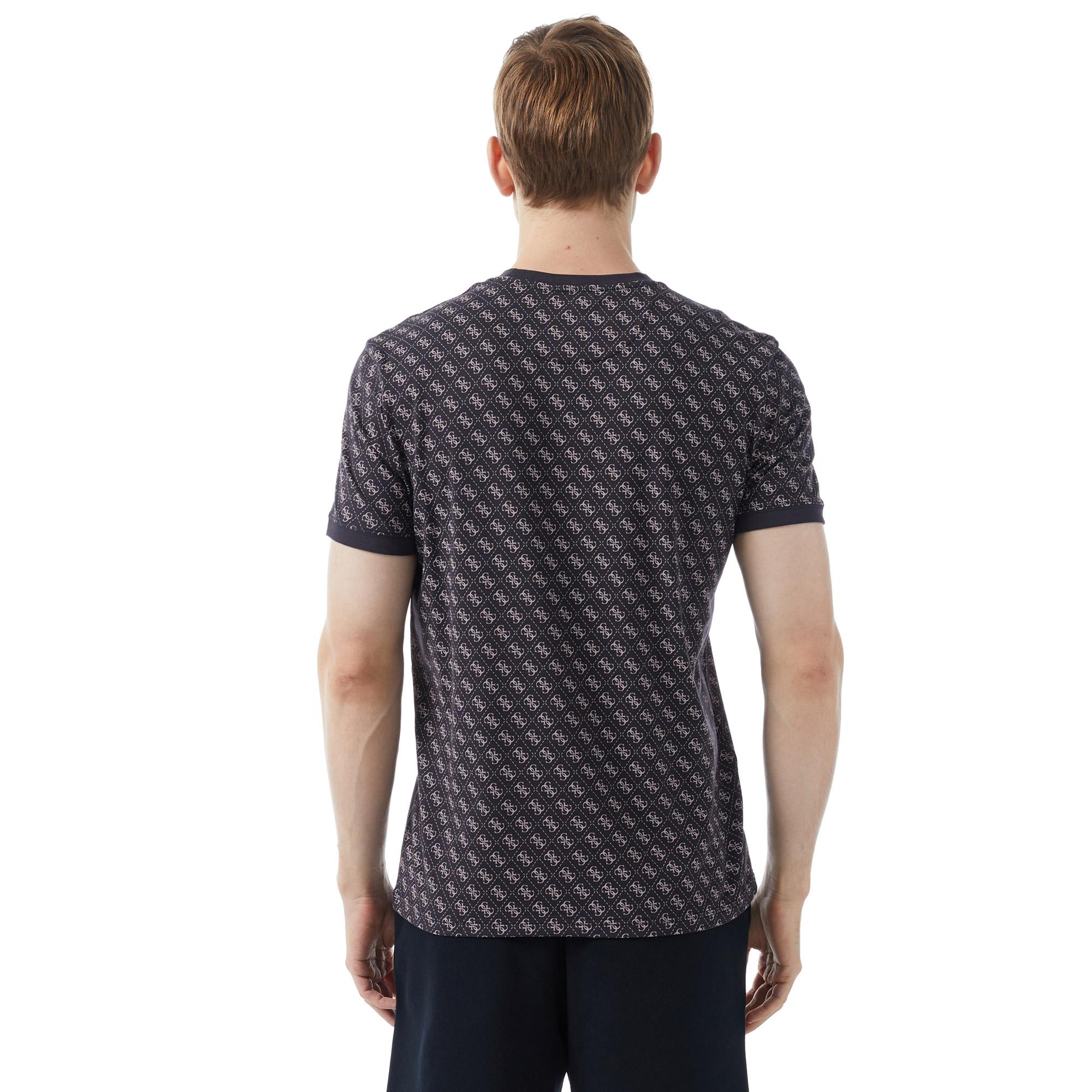 Guess Jamey Mid Organic Erkek Siyah T-Shirt