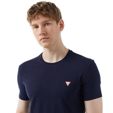  Guess Cnre Mid Organicetch 180 Erkek Lacivert T-Shirt