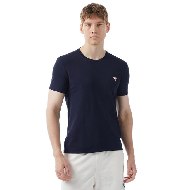  Guess Cnre Mid Organicetch 180 Erkek Lacivert T-Shirt