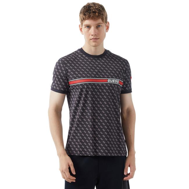  Guess Jamey Mid Organicetch 180 Erkek Siyah T-Shirt