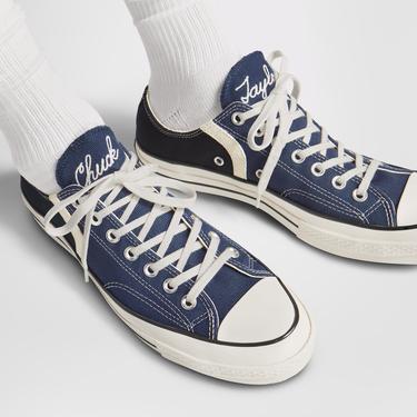  Converse Chuck 70 Archival Stripes Unisex Lacivert Sneaker