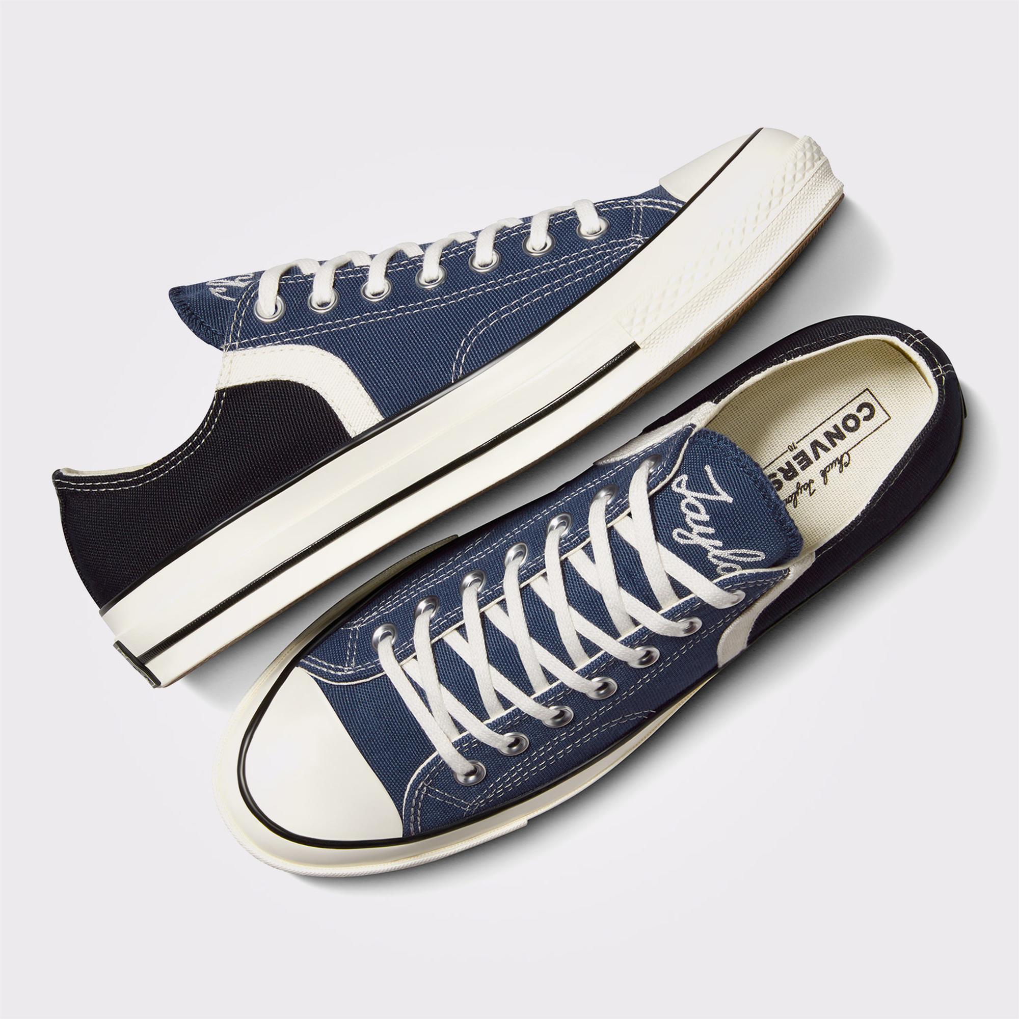 Converse Chuck 70 Archival Stripes Unisex Lacivert Sneaker