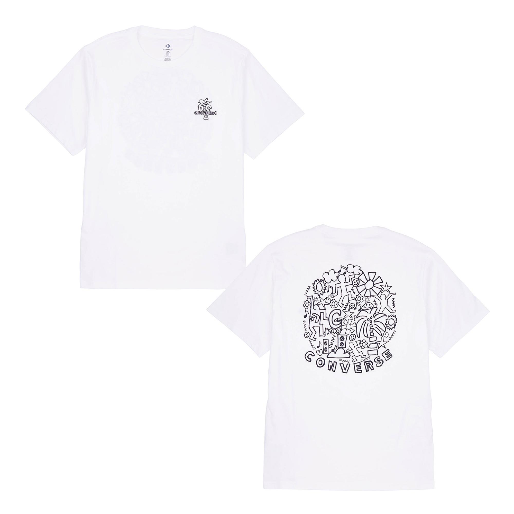 Converse Erkek Beyaz T-Shirt