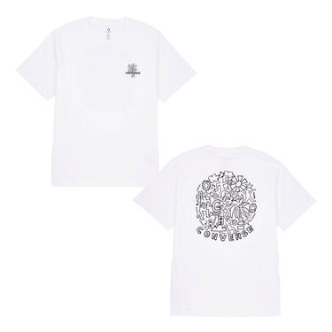  Converse Erkek Beyaz T-Shirt