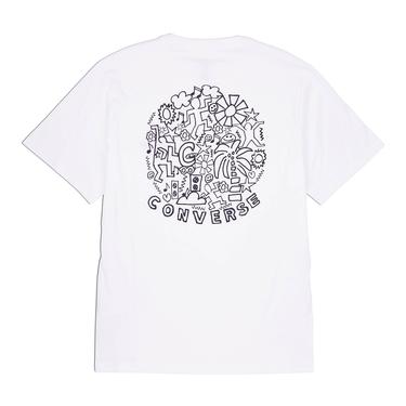  Converse Erkek Beyaz T-Shirt