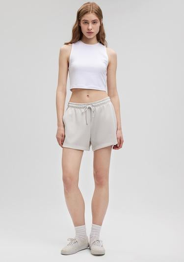  Mavi TENCEL TM Karışımlı Bej Şort 1410154-83746