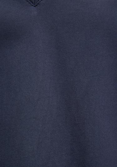  Mavi Pamuklu Merserize V Yaka Mavi Basic Tişört Regular Fit / Normal Kesim 1612701-85315