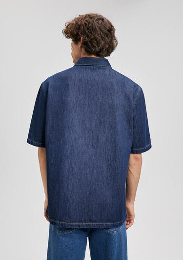  Mavi Oslo MV91 Street Rinse Jean Gömlek Oversize / Geniş Kesim 0210289-87157