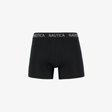  Nautica Erkek Siyah Standart Fit 3Lü Boxer