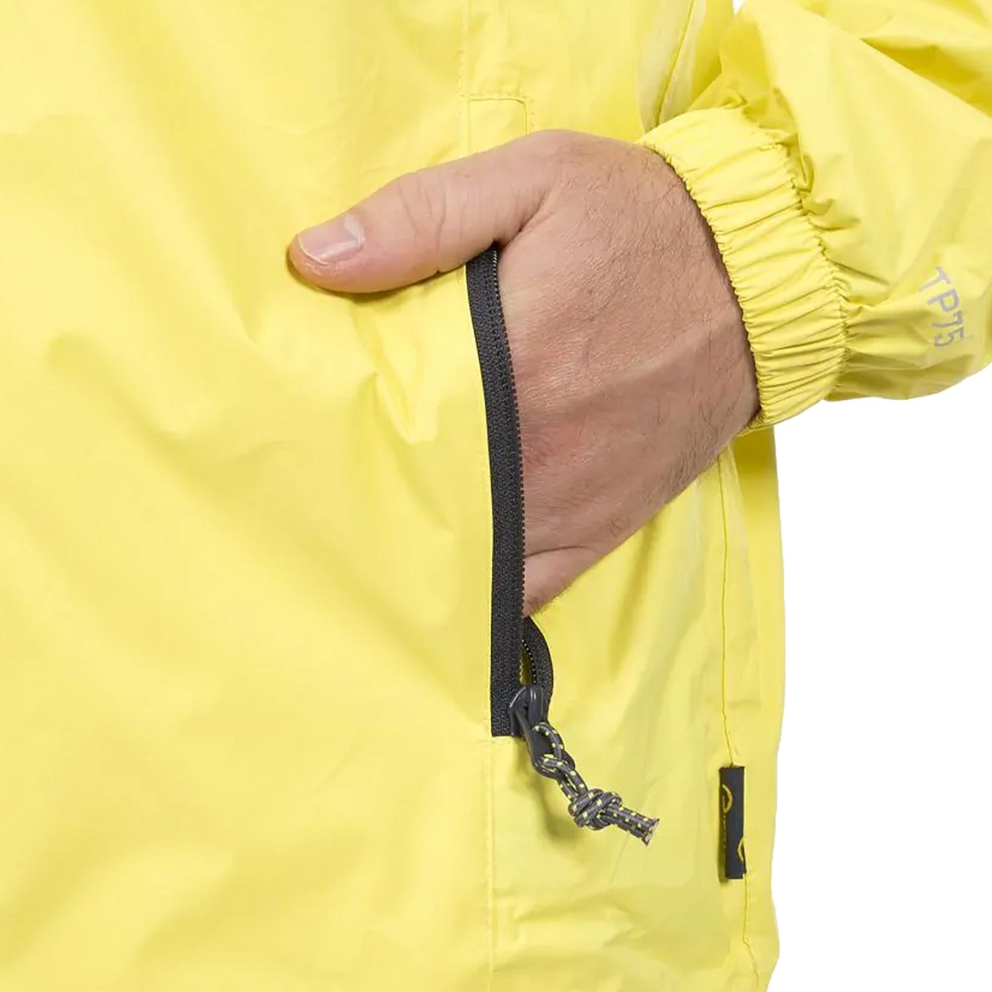 Trespass Qikpac - Unisex Packaway Tp75 Unisex Sarı Yağmurluk