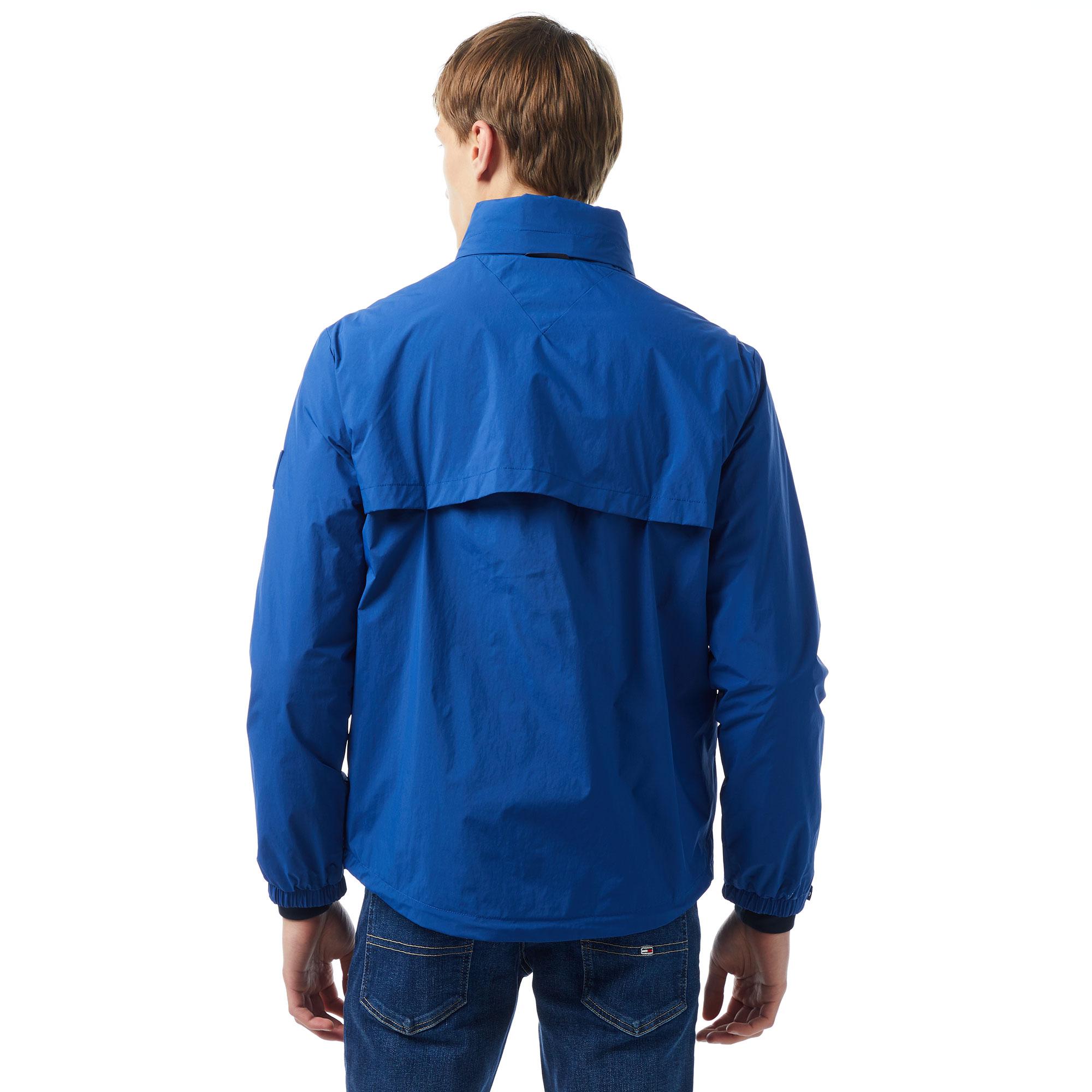 Tommy Hilfiger Portland Stand Collar Erkek Mavi Ceket