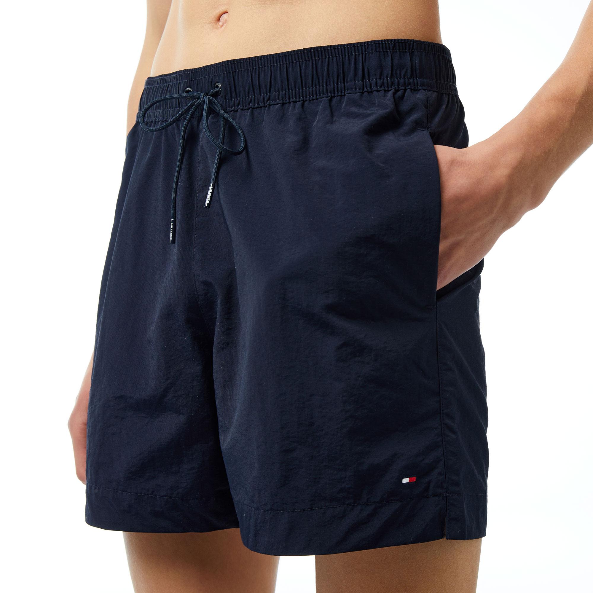 Tommy Hilfiger Medium Drawstring Erkek Mavi Deniz Şortu