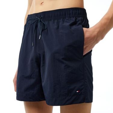  Tommy Hilfiger Medium Drawstring Erkek Mavi Deniz Şortu