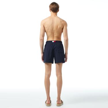  Tommy Hilfiger Medium Drawstring Erkek Mavi Deniz Şortu