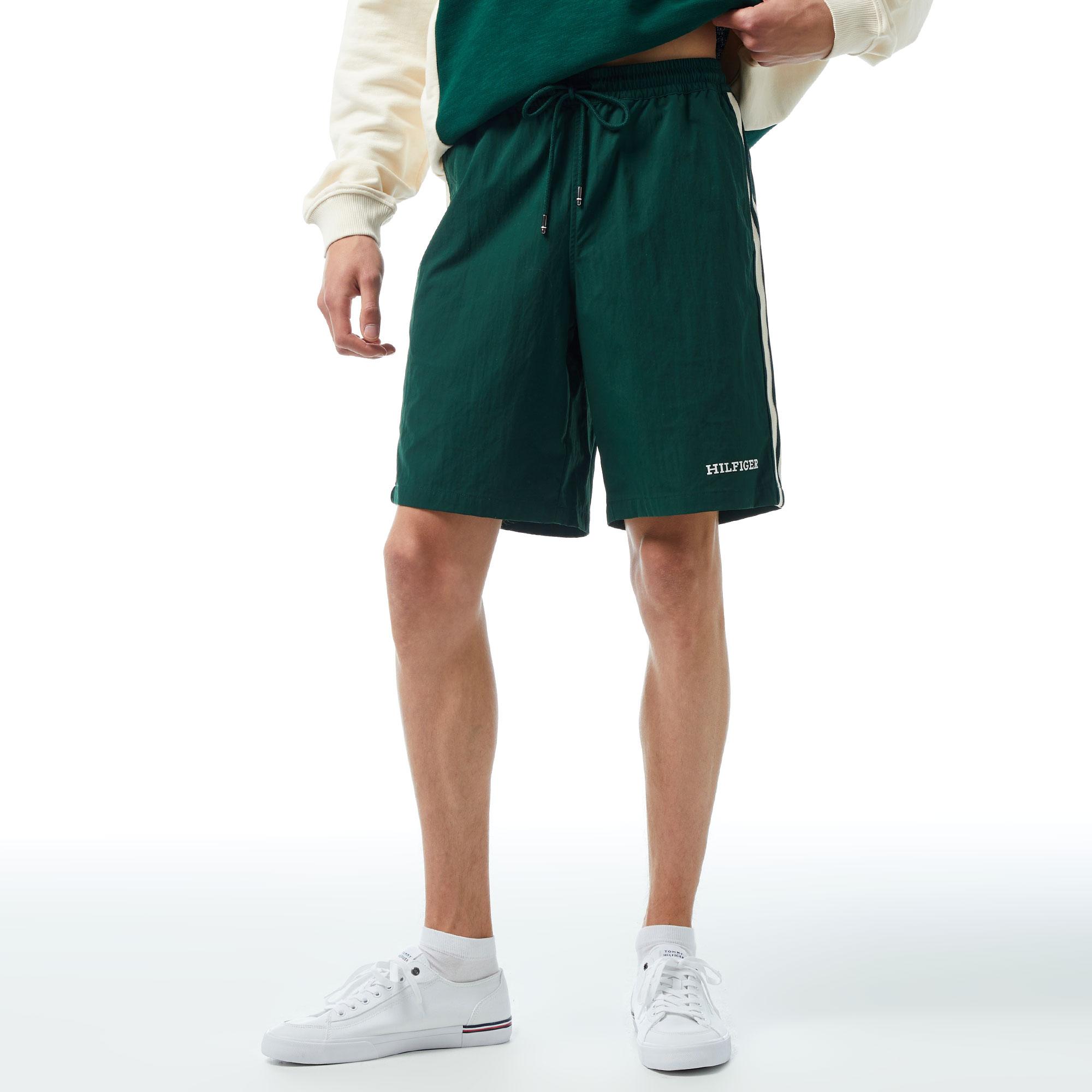 Tommy Hilfiger Bermuda Track Erkek Yeşil Şort