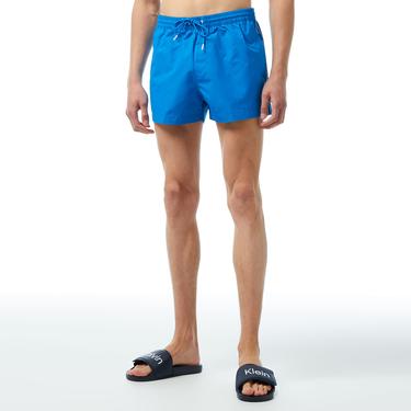  Calvin Klein Core Logo Tape Erkek Mavi Deniz Şortu