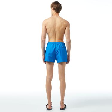  Calvin Klein Core Logo Tape Erkek Mavi Deniz Şortu