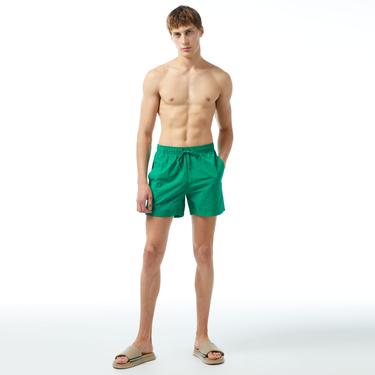  Tommy Hilfiger Medium Drawstring Erkek Yeşil Mayo Şort