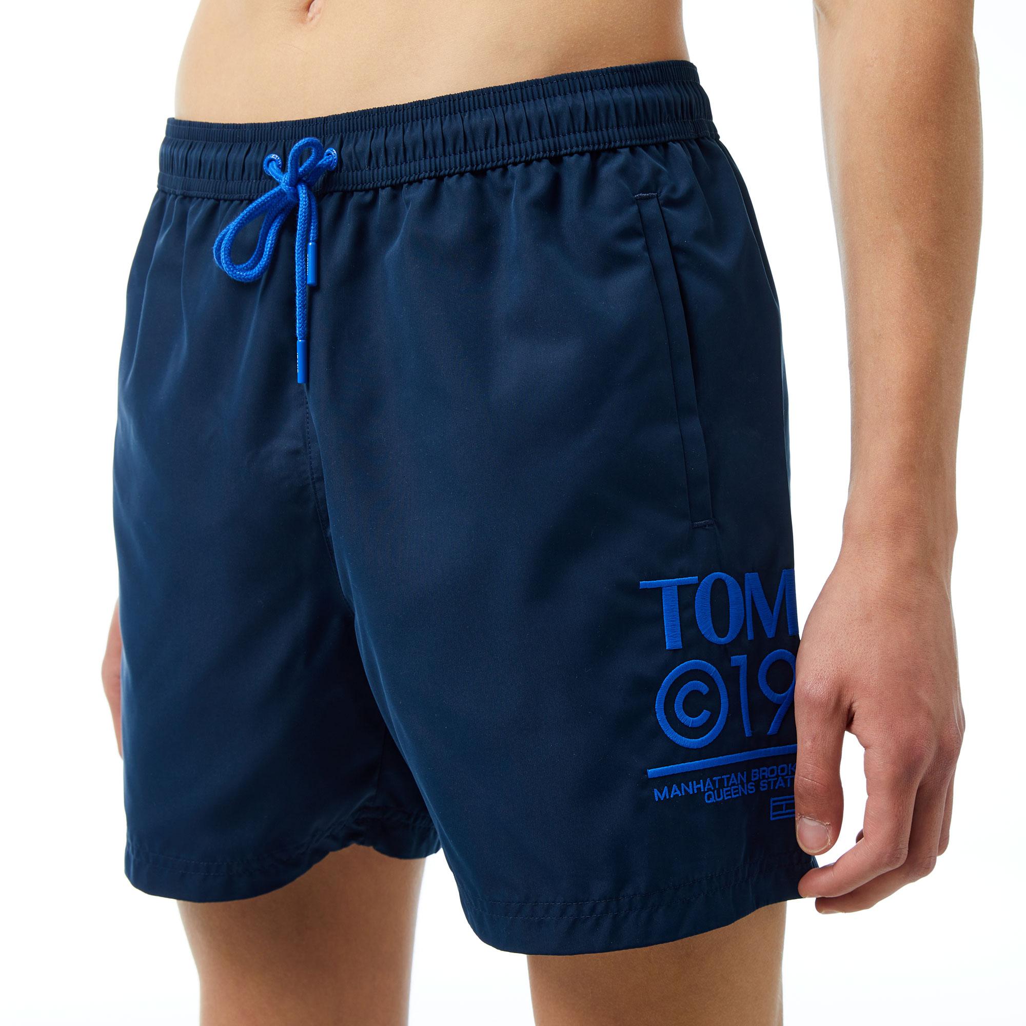 Tommy Jeans Medium Drawstring Erkek Lacivert Mayo Şort