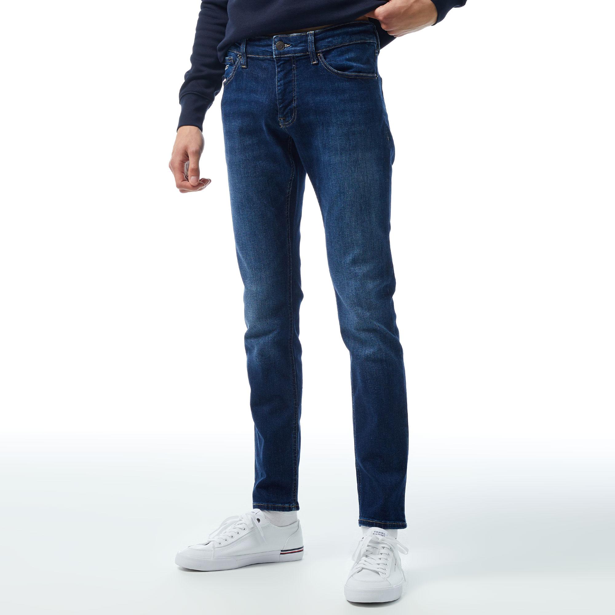 Tommy Jeans Scanton Slim Erkek Mavi Jean