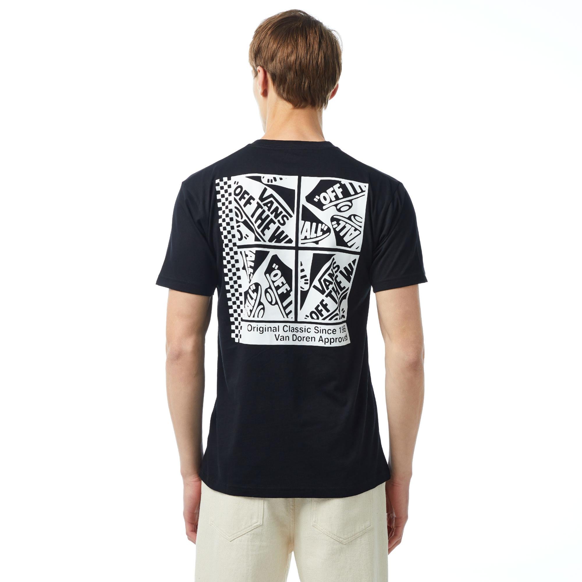 Vans Tech Box Ss Erkek Siyah T-Shirt