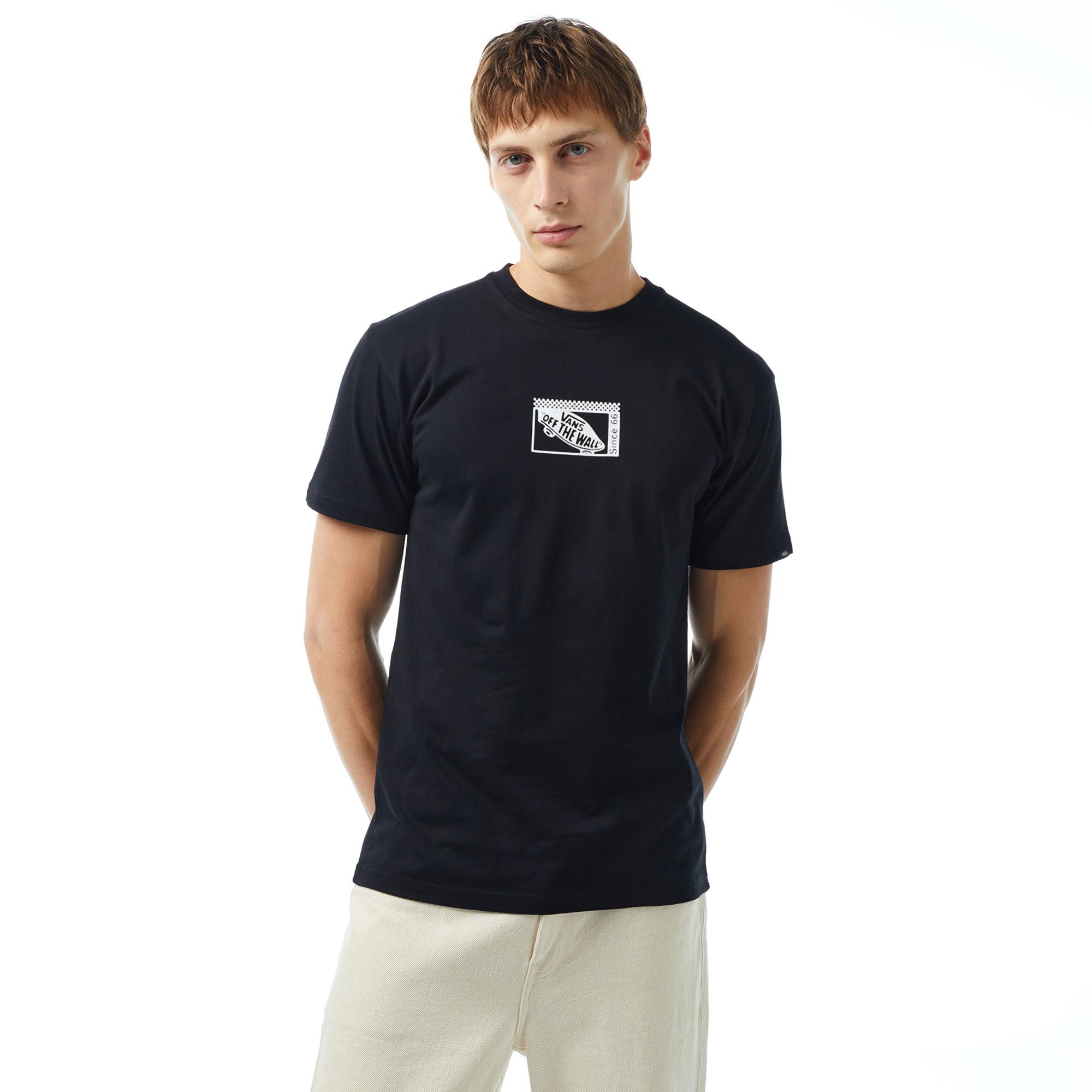 Vans Tech Box Ss Erkek Siyah T-Shirt