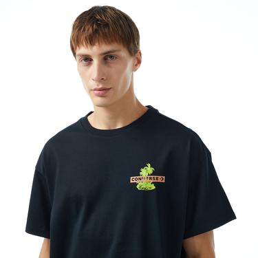  Converse Loose Fit Erkek Siyah T-Shirt