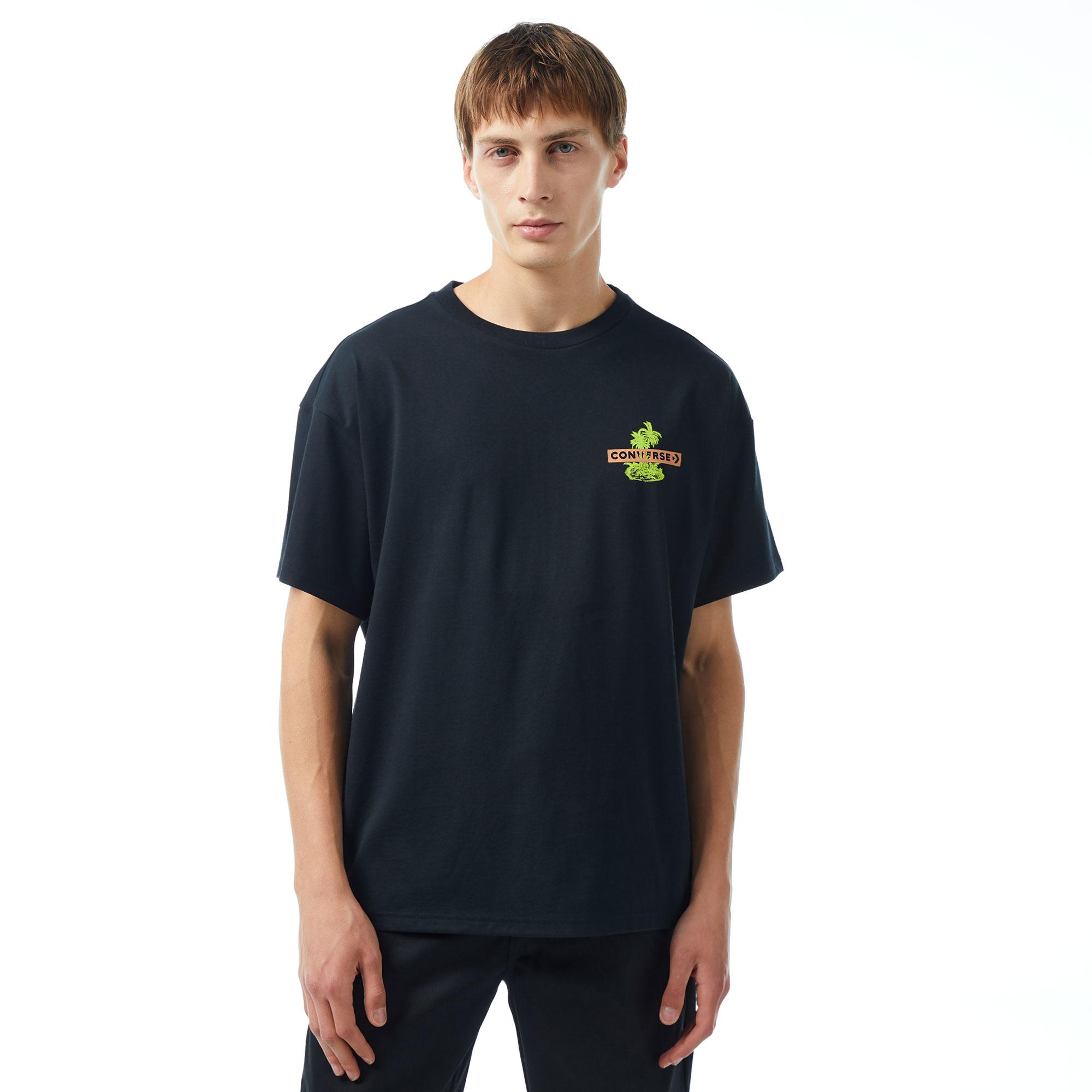 Converse Loose Fit Erkek Siyah T-Shirt