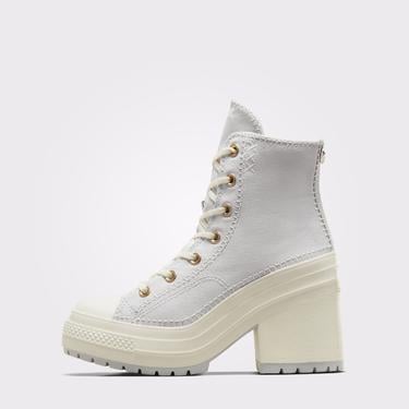  Converse Chuck 70 De Luxe Heel Unisex Gri Platform Sneaker